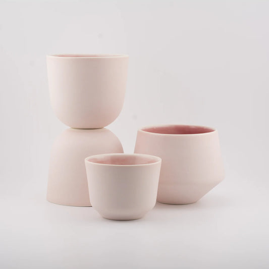 Porcelánový hrnek Mat & Glossy Pink