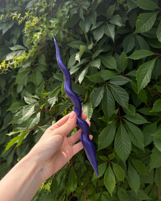 Kroucená svíčka Hadaikum - Dark Purple