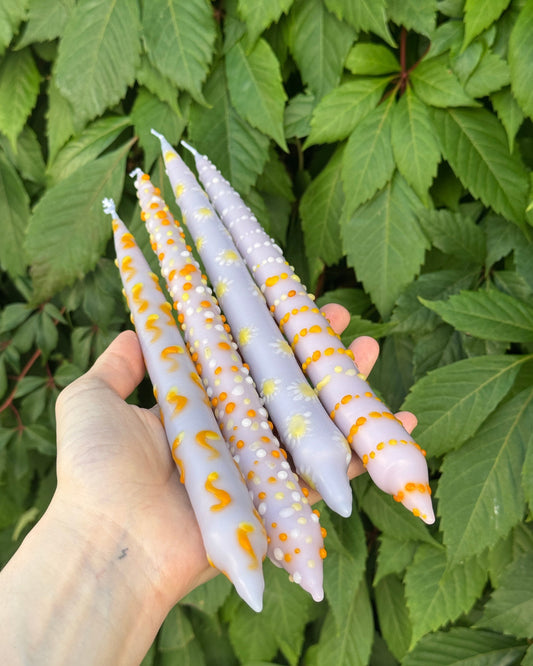 Pomalovaná svíčka Hadaikum x Marie Podgorná