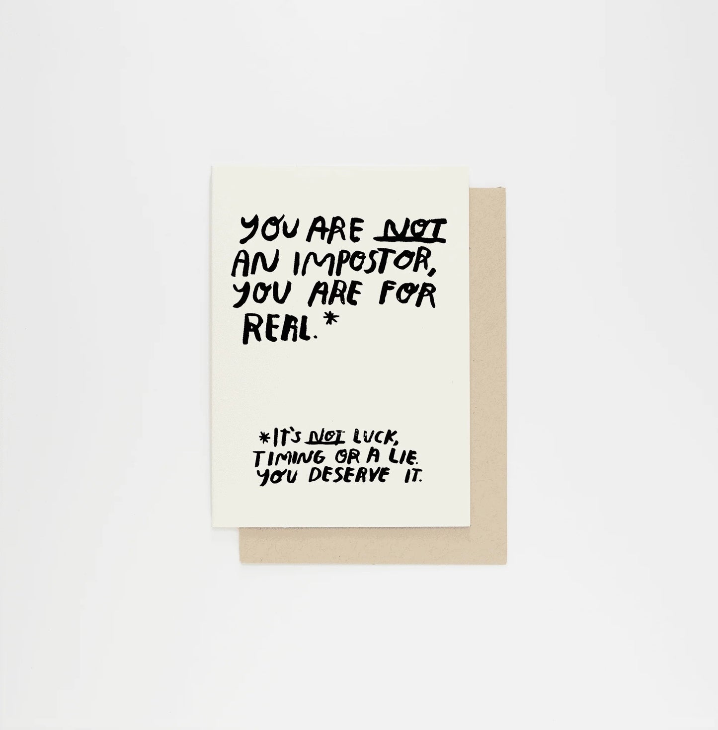 Přání Impostor Card