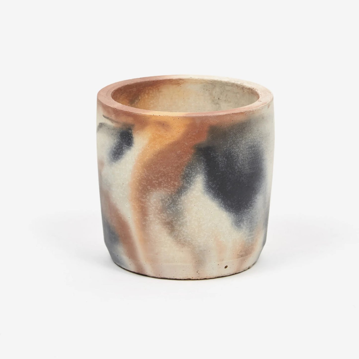 Medium Cylinder Concrete Pot - Terra