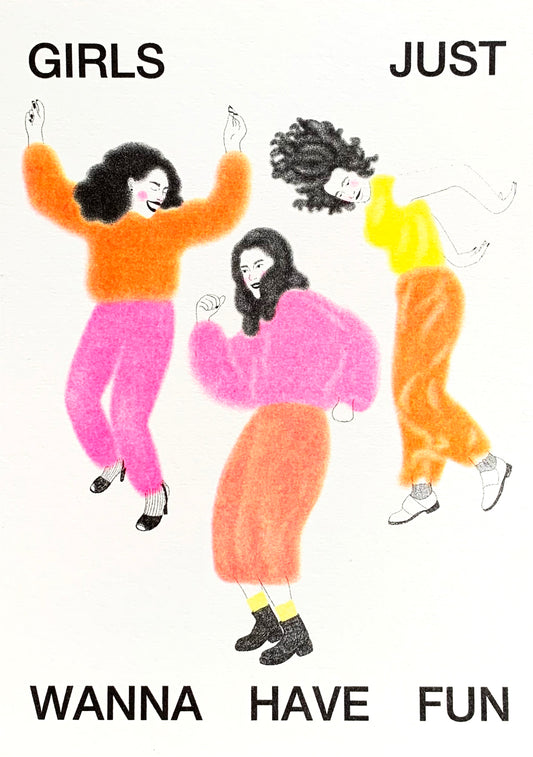 Malý A5 Risotisk Girls Just Wanna Have Fun