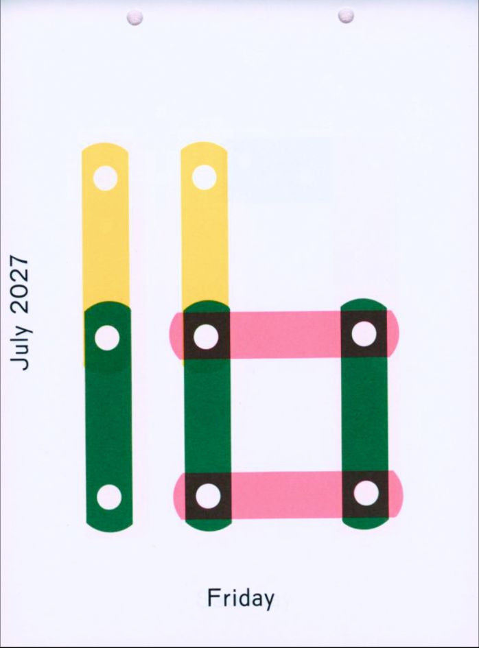 Every Day Is a New Day (Kalendář 2027) – Karel Martens