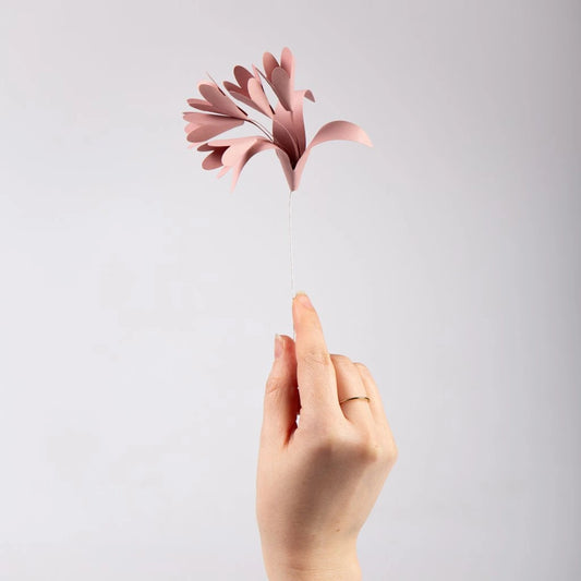 Papírové květiny Weigelie růžové