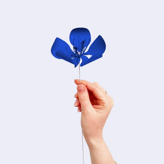 Papírové květy Jabloně kobaltové