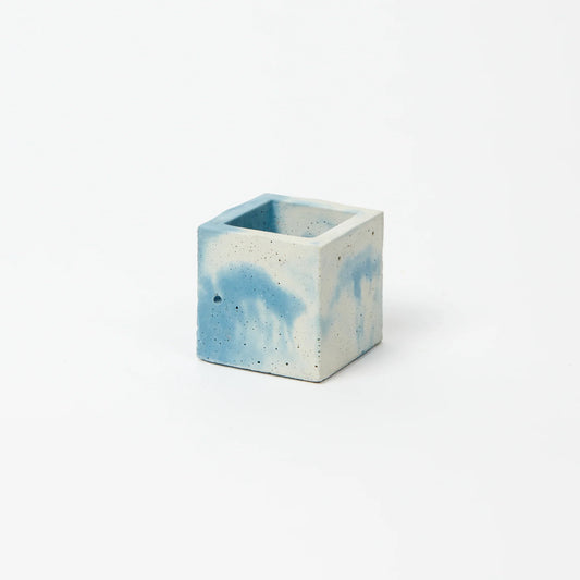Concrete Cube Pot - Small