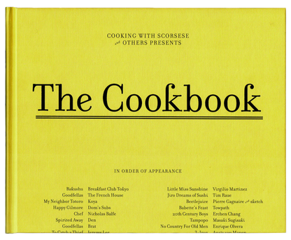 Cooking With Scorsese & Others - The Cookbook