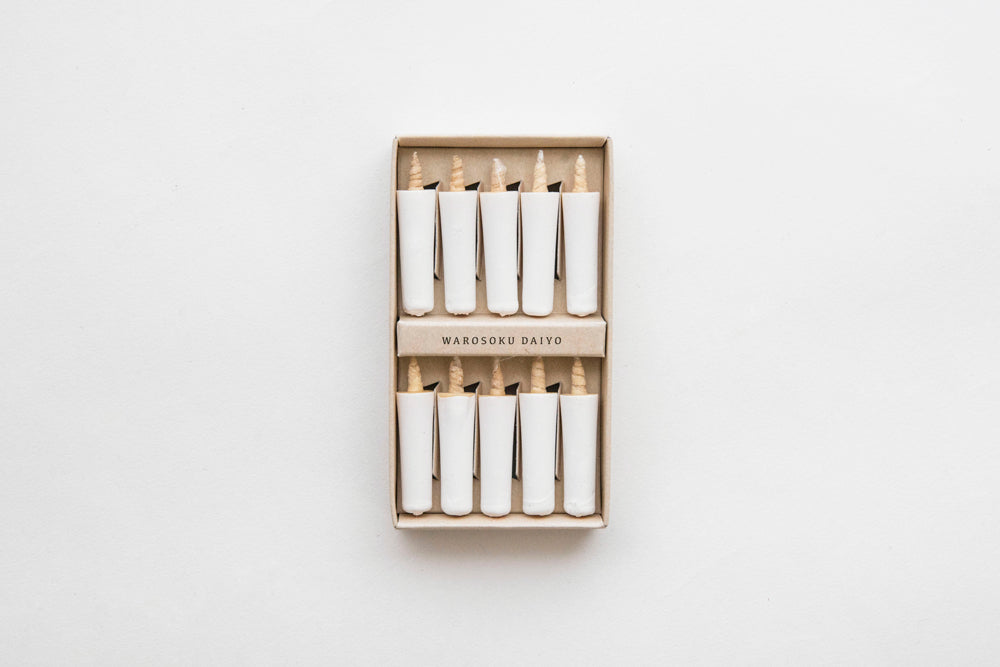Mini Rice Bran Wax Candles