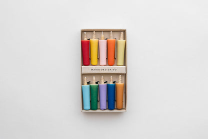 Mini Rice Bran Wax Candles