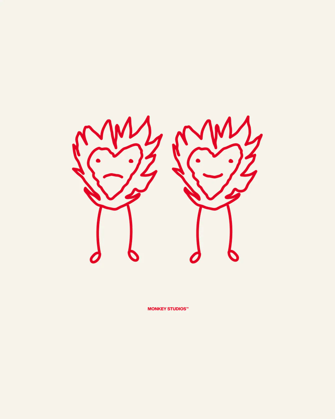 Unisex tričko Fire Friends