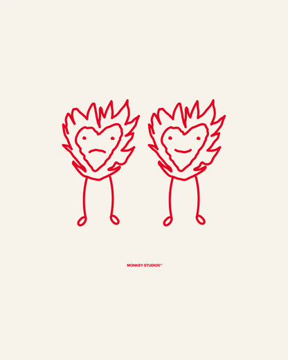 Unisex tričko Fire Friends
