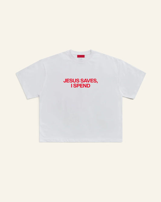 Unisex tričko Jesus Saves, I Spend