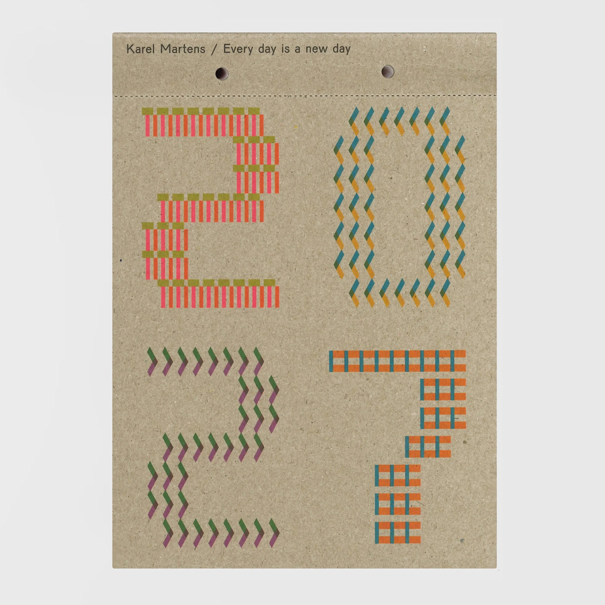 Every Day Is a New Day (Kalendář 2027) – Karel Martens