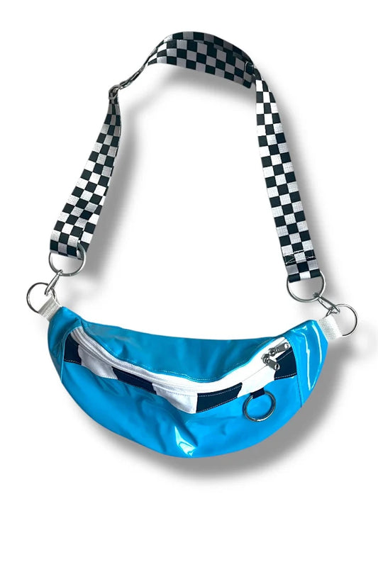 Ledvinka Blue PVC / Checkered Details